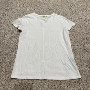 NWT Madewell Essential Slim Tee Sz XS Lightweight Cotton White Basic Minimalist